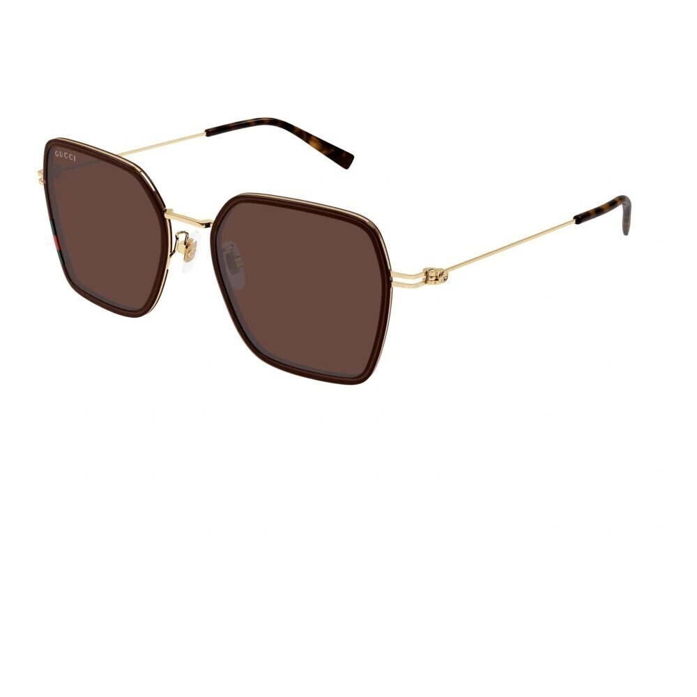 NWT Gucci GG1854S-001 Ruthenium Grey 51mm Sunglasses